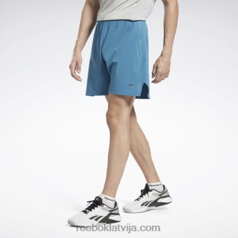 30 stiprības šorti vīriešiem 0T4641314 Reebok tēraudzils s23-r