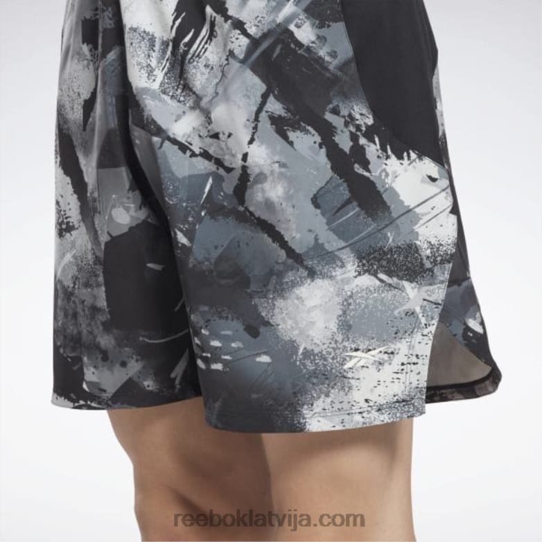 30 stiprības šorti vīriešiem 0T4641317 Reebok melns balts