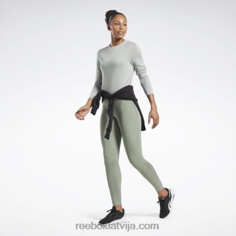 Activchill+dreamblend t-krekls ar garām piedurknēm sievietes 0T464655 Reebok jūras aerosols