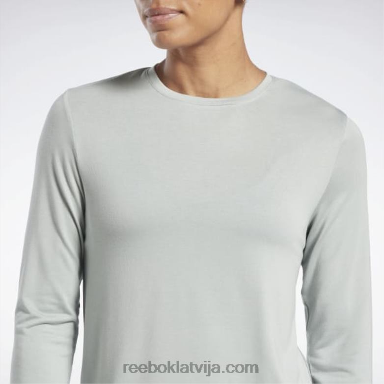 Activchill+dreamblend t-krekls ar garām piedurknēm sievietes 0T464655 Reebok jūras aerosols