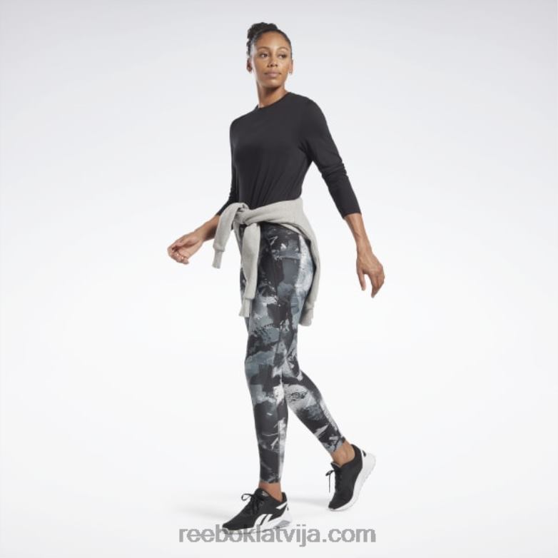 Activchill+dreamblend t-krekls ar garām piedurknēm sievietes 0T464660 Reebok melns