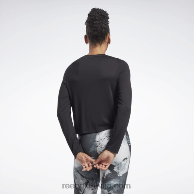 Activchill+dreamblend t-krekls ar garām piedurknēm sievietes 0T464660 Reebok melns