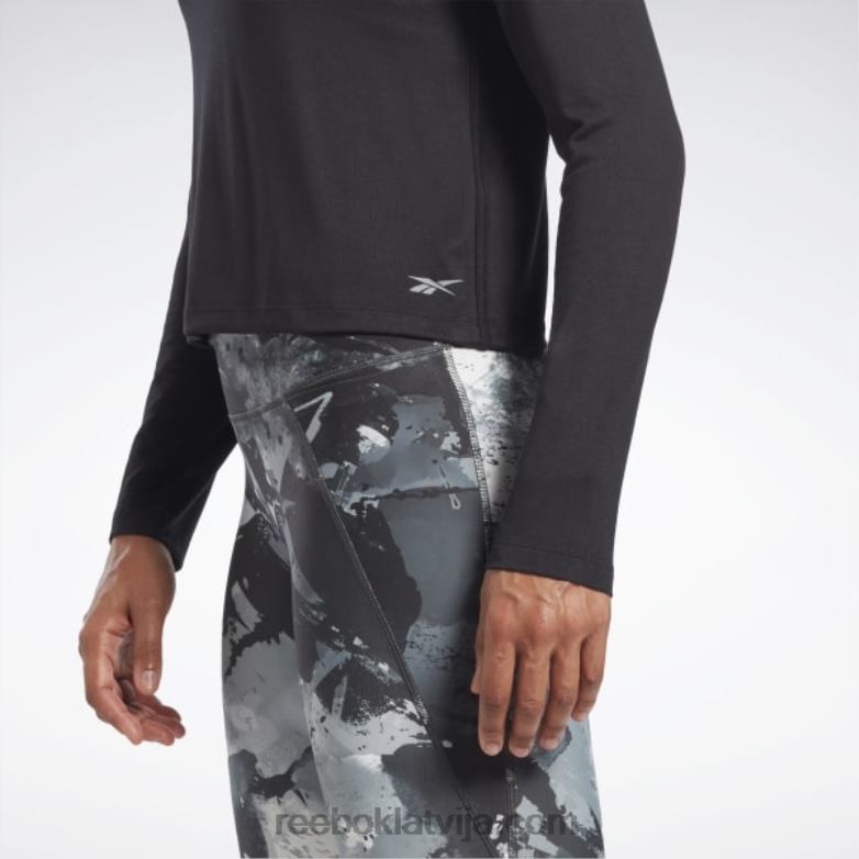 Activchill+dreamblend t-krekls ar garām piedurknēm sievietes 0T464660 Reebok melns