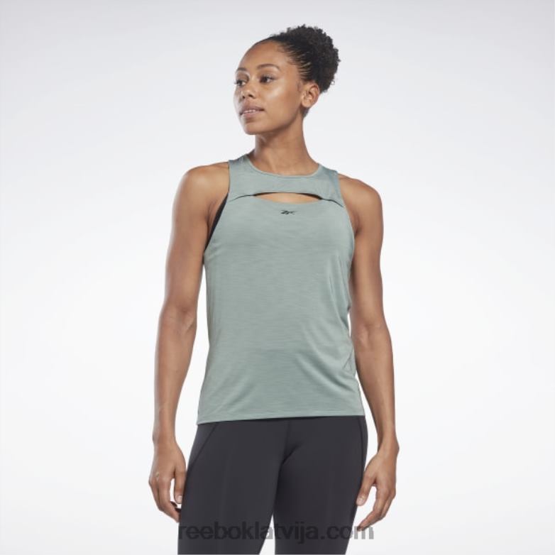 Activchill athletic tank tops sievietes 0T464756 Reebok harmonija zaļa