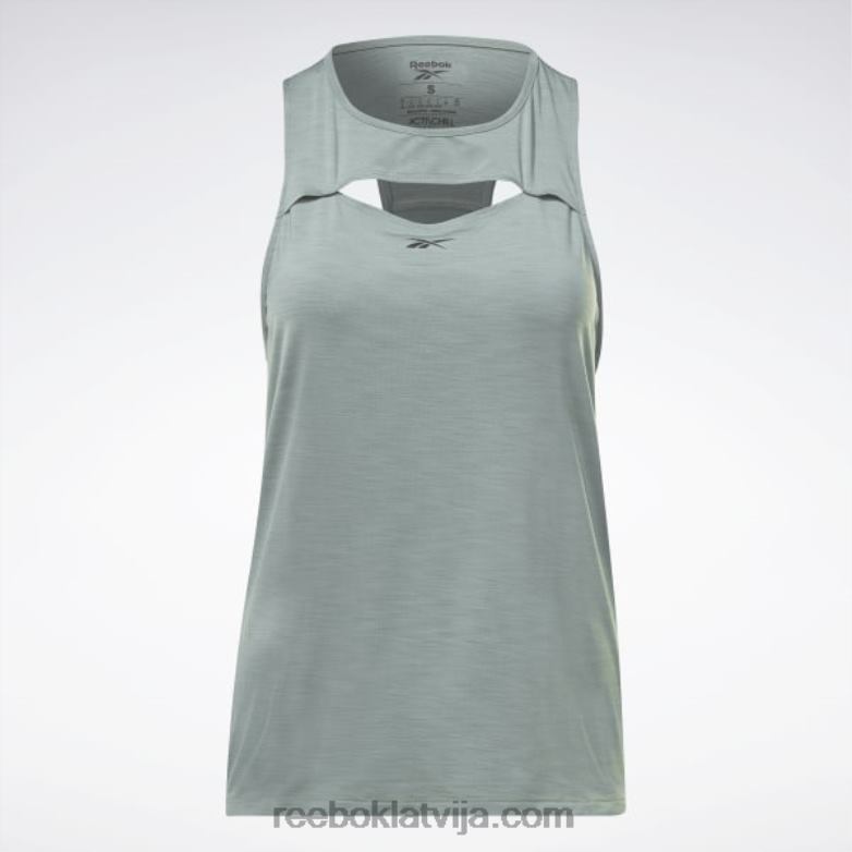 Activchill athletic tank tops sievietes 0T464756 Reebok harmonija zaļa