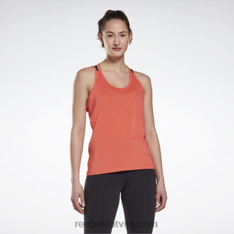 Activchill athletic tank tops sievietes 0T464762 Reebok daļēji oranžs uzliesmojums