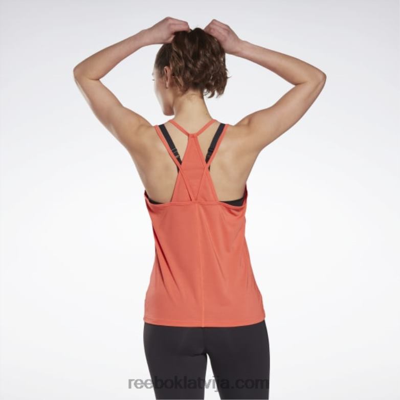 Activchill athletic tank tops sievietes 0T464762 Reebok daļēji oranžs uzliesmojums