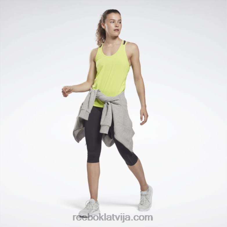Activchill athletic tank tops sievietes 0T464799 Reebok skābs dzeltens