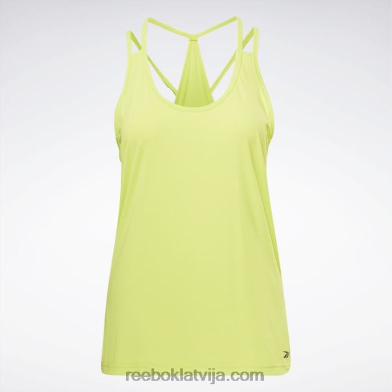 Activchill athletic tank tops sievietes 0T464799 Reebok skābs dzeltens