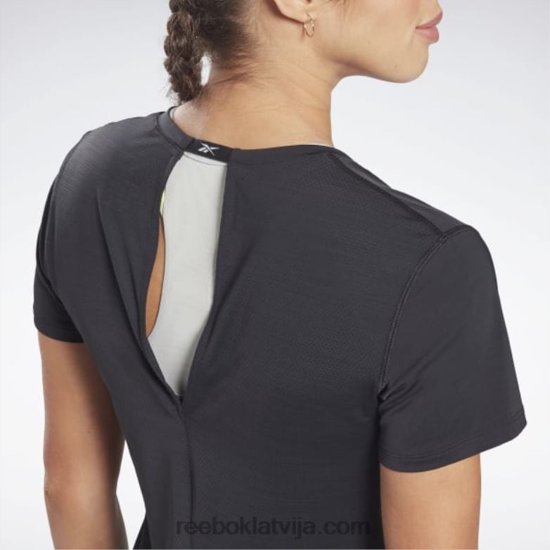 Activchill atlētisks t-krekls sievietes 0T464878 Reebok melns