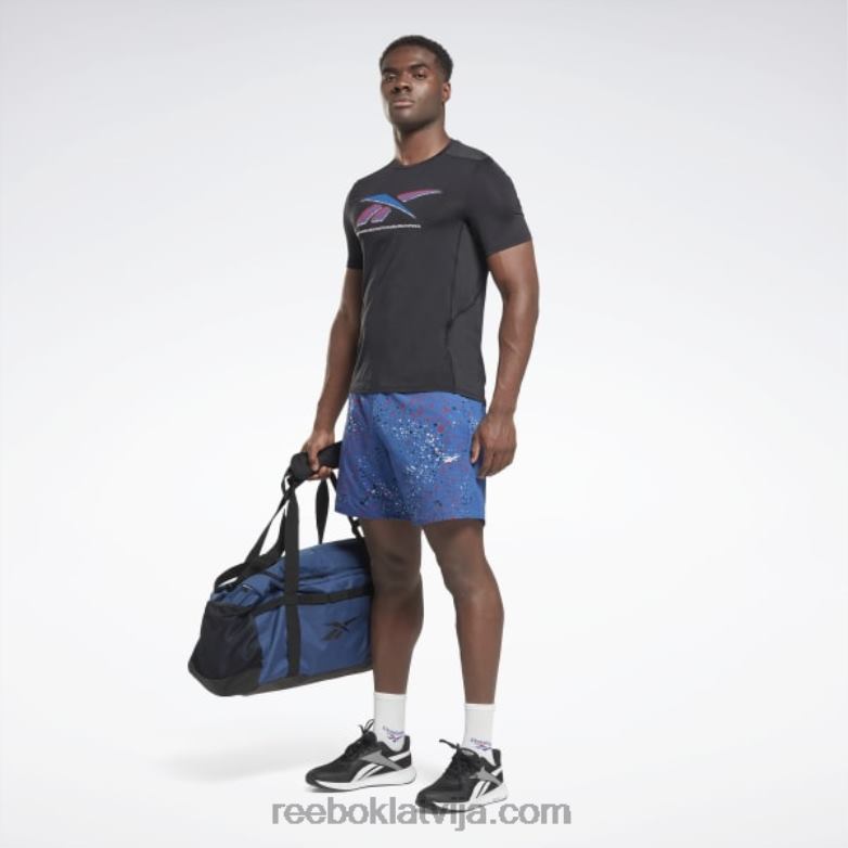 Activchill grafikas sportista t-krekls vīriešiem 0T4641263 Reebok melns