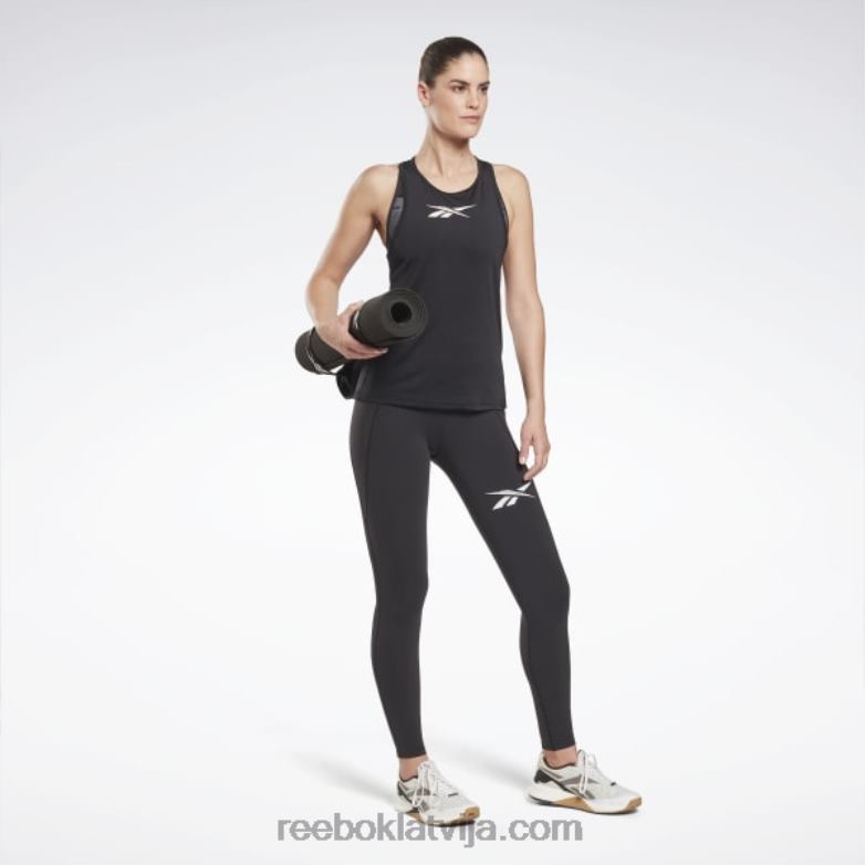 Activchill grafiskais tops sievietes 0T464705 Reebok melns