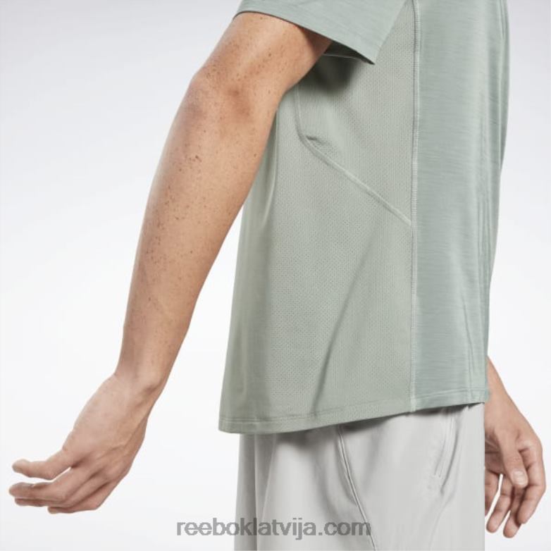 Activchill sportista t-krekls vīriešiem 0T4641208 Reebok harmonija zaļa