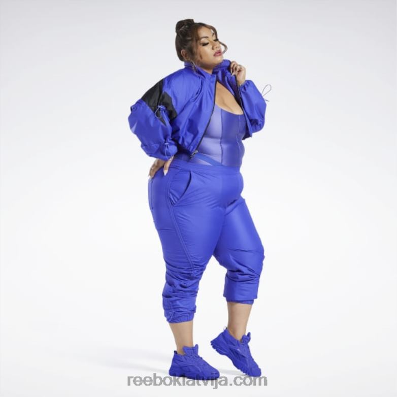 Cardi b auduma crop jaka (plus izmērs) sievietes 0T464708 Reebok ultima violeta