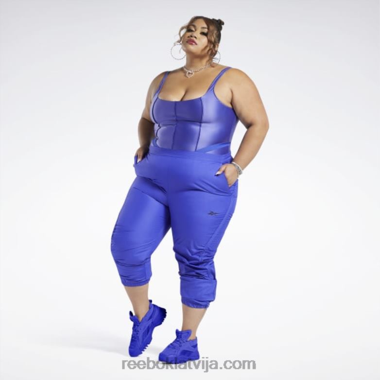 Cardi b austas bikses (plus izmērs) sievietes 0T464951 Reebok ultima violeta