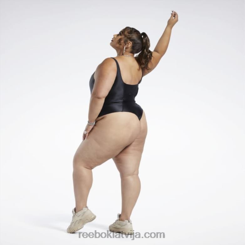Cardi b bodijs (plus izmērs) sievietes 0T464381 Reebok melns