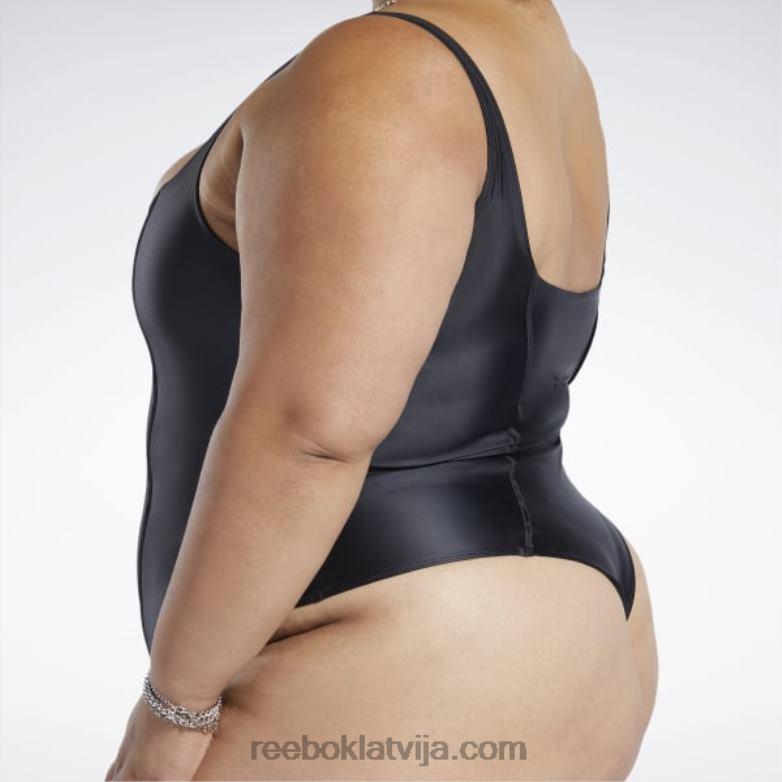 Cardi b bodijs (plus izmērs) sievietes 0T464381 Reebok melns