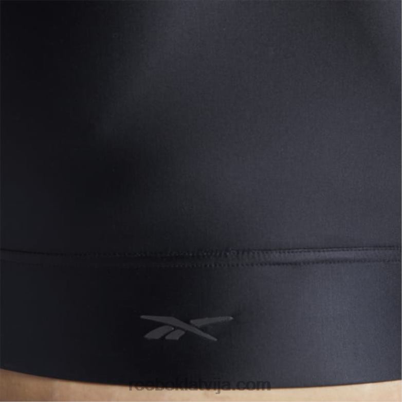 Cardi b viena pleca crop top (plus izmērs) sievietes 0T464950 Reebok melns