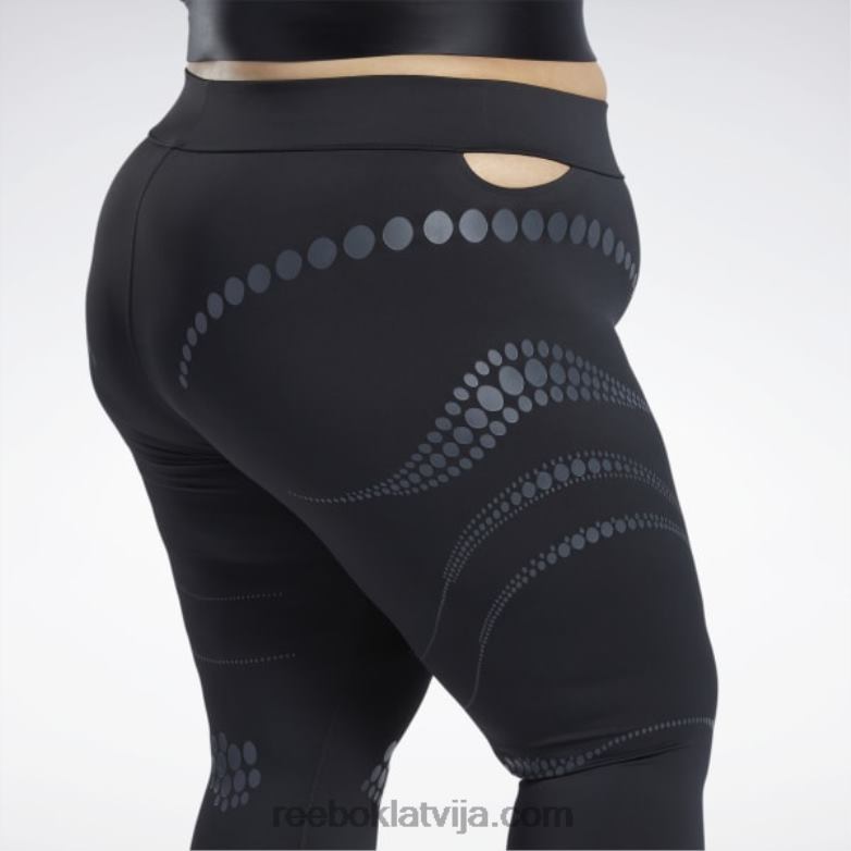 Cardi b zeķubikses (plus izmērs) sievietes 0T464218 Reebok melns