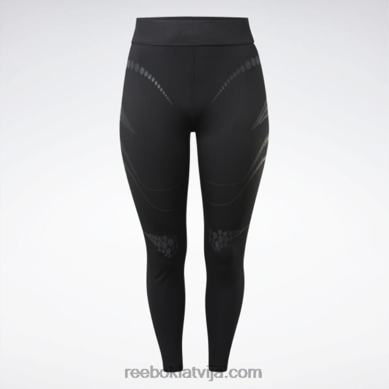 Cardi b zeķubikses (plus izmērs) sievietes 0T464218 Reebok melns