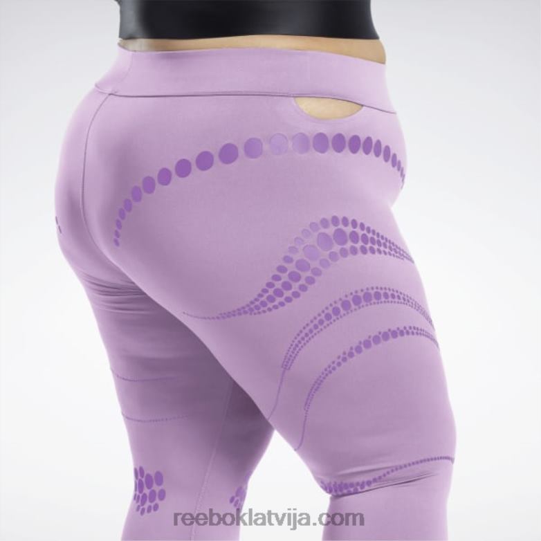 Cardi b zeķubikses (plus izmērs) sievietes 0T464366 Reebok neizpratnē violets