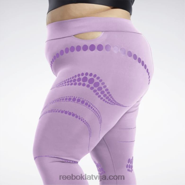 Cardi b zeķubikses (plus izmērs) sievietes 0T464366 Reebok neizpratnē violets