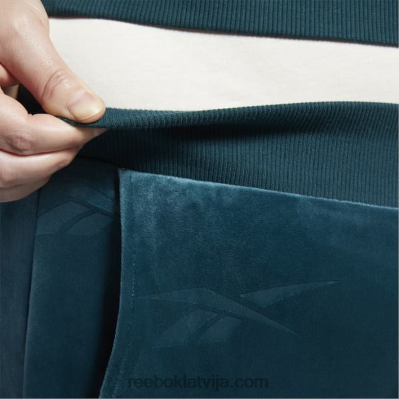 Classics energy q4 velūra bikses (plus izmērs) sievietes 0T464886 Reebok mežs zaļš