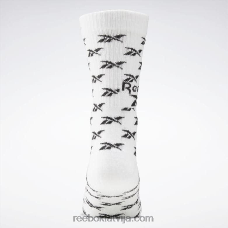 Classics salokāmas crew zeķes 3 pāri0T4641003 Reebok balts