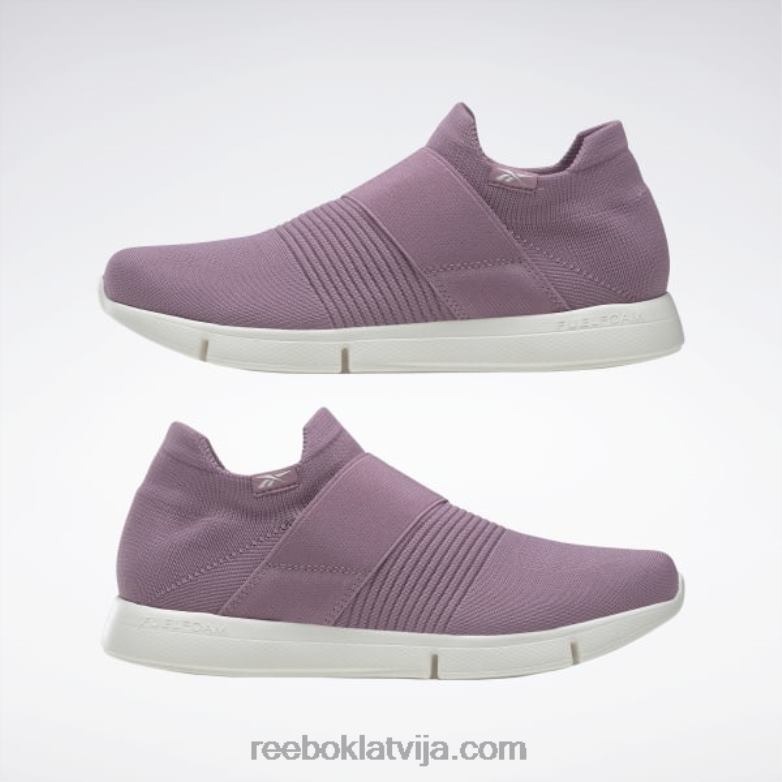 Daystart onlux sieviešu pievelkamās kurpes0T464458 Reebok uzliets ceriņš/krīts