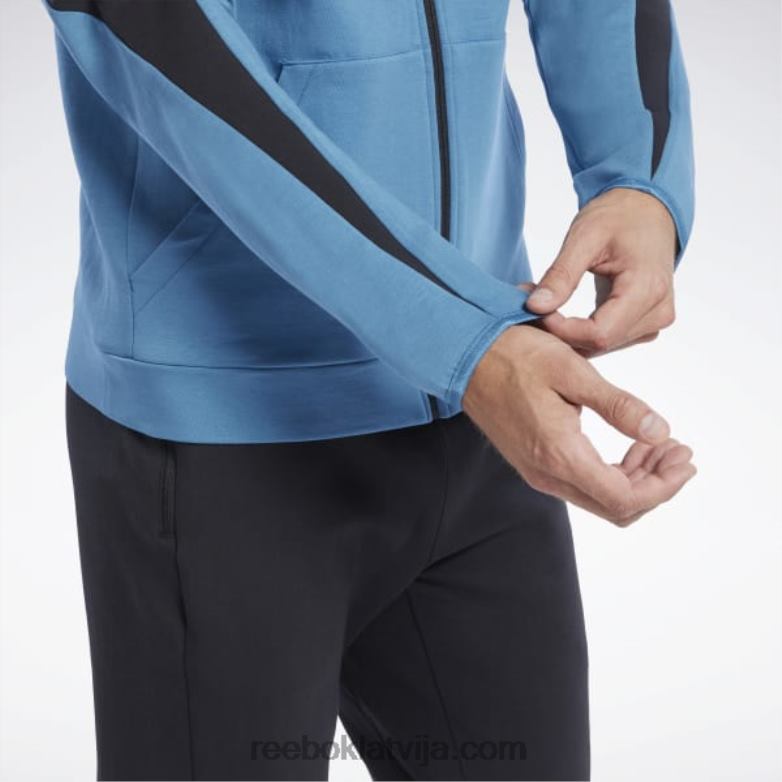 Dreamblend kapuci ar rāvējslēdzēju vīriešiem 0T4641224 Reebok tēraudzils s23-r