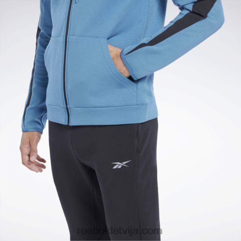 Dreamblend kapuci ar rāvējslēdzēju vīriešiem 0T4641224 Reebok tēraudzils s23-r