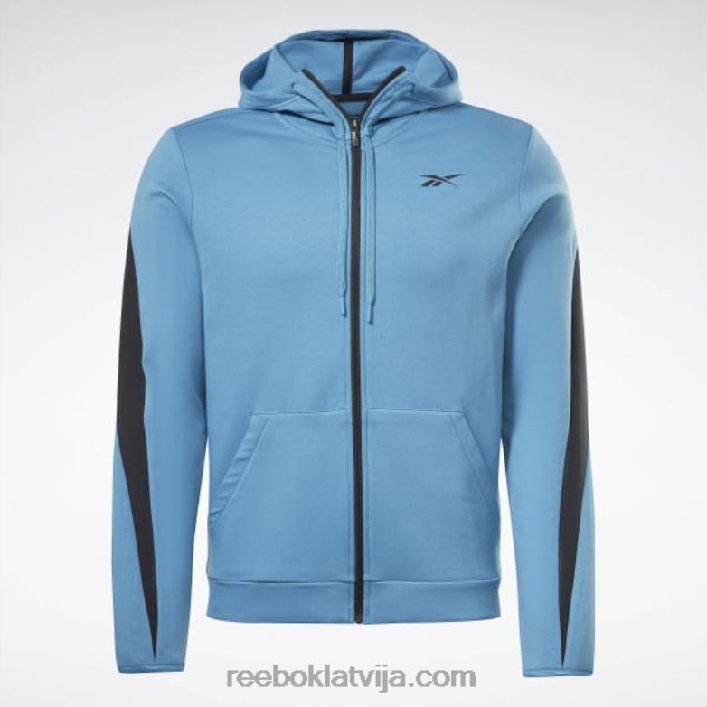 Dreamblend kapuci ar rāvējslēdzēju vīriešiem 0T4641224 Reebok tēraudzils s23-r