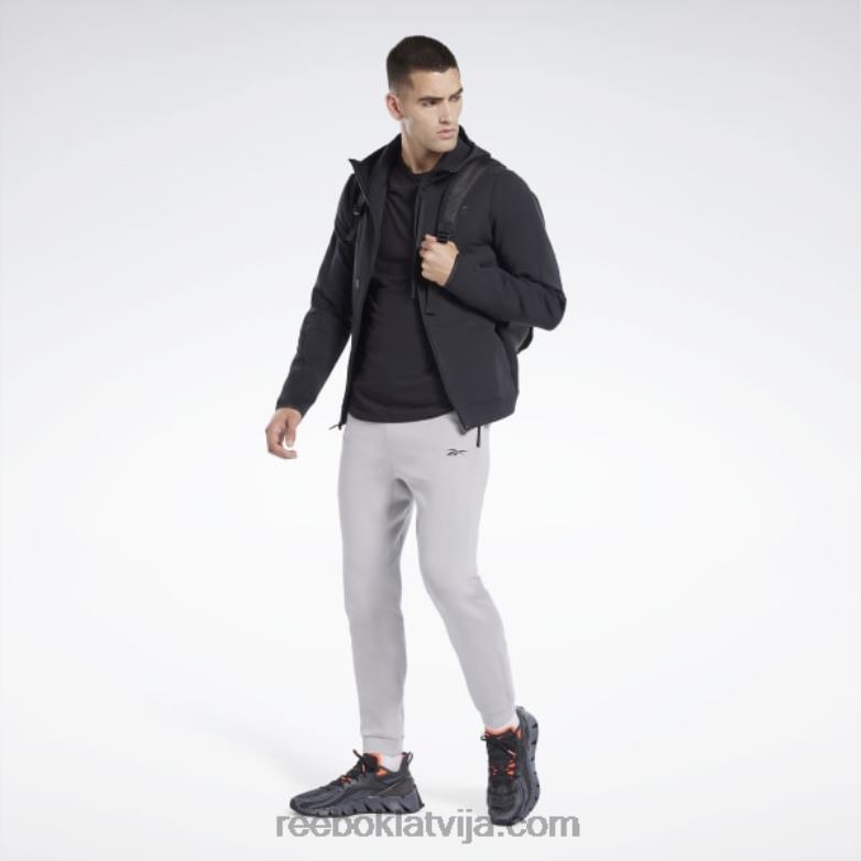 Dreamblend kapuci ar rāvējslēdzēju vīriešiem 0T4641255 Reebok melns