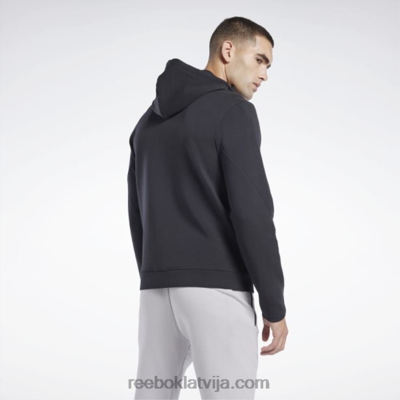 Dreamblend kapuci ar rāvējslēdzēju vīriešiem 0T4641255 Reebok melns
