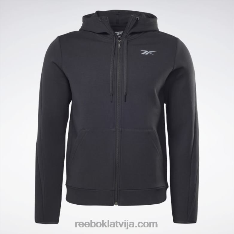 Dreamblend kapuci ar rāvējslēdzēju vīriešiem 0T4641255 Reebok melns
