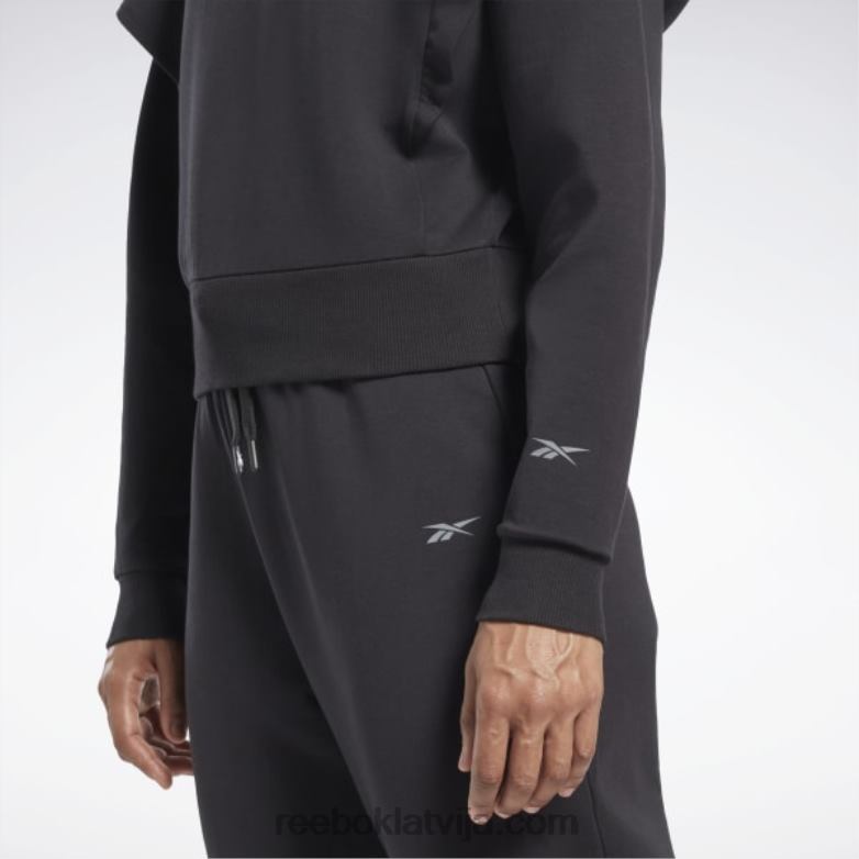 Dreamblend kokvilnas vidusslāņa tops sievietes 0T464765 Reebok melns