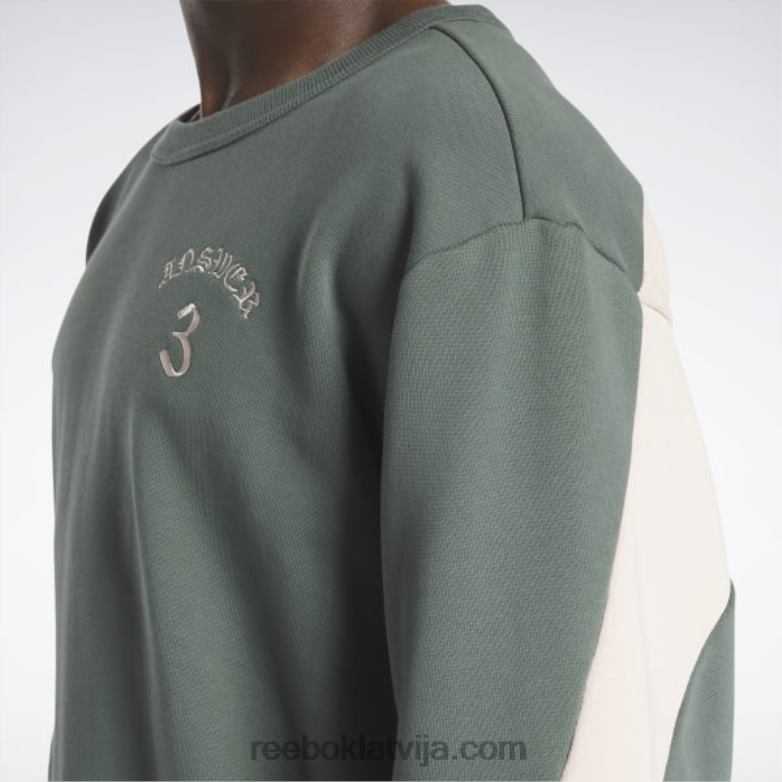 Iny apkalpes sporta krekls0T464494 Reebok krīta zaļa