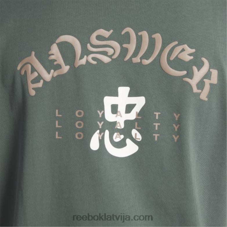 Jauns t-krekls0T464294 Reebok krīta zaļa