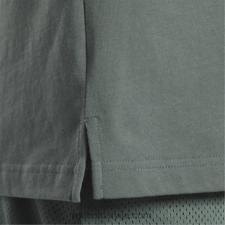 Jauns t-krekls0T464294 Reebok krīta zaļa