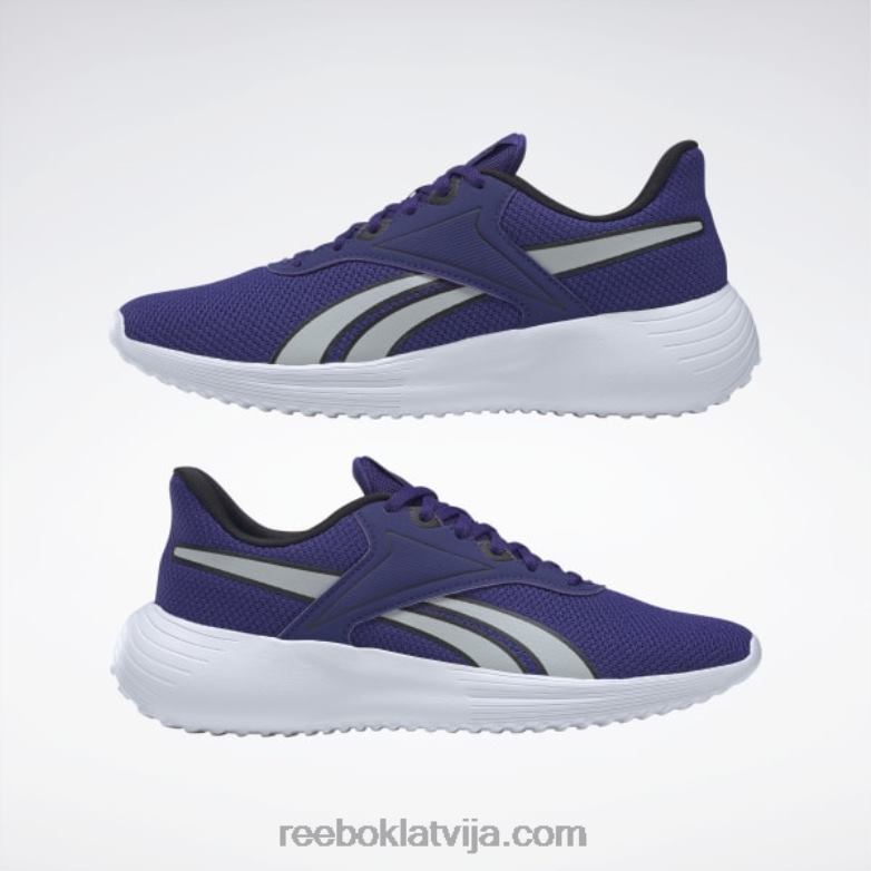 Lite 3 sieviešu skriešanas apavi0T464120 Reebok trekns violets/melns/tīri pelēks 2