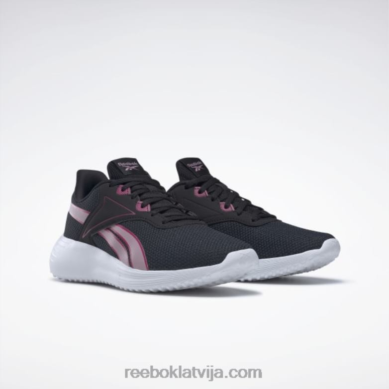 Lite 3 sieviešu skriešanas apavi0T46465 Reebok kodols melns/infused lilac/ftwr white
