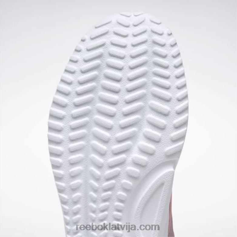 Lite 3 sieviešu skriešanas apavi0T46480 Reebok uzliets ceriņi/oranžs uzliesmojums/ftwr balts