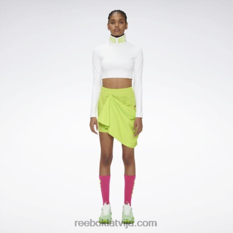 Pjēra sūnām drapēti svārki sievietes 0T464915 Reebok skaņas zaļš