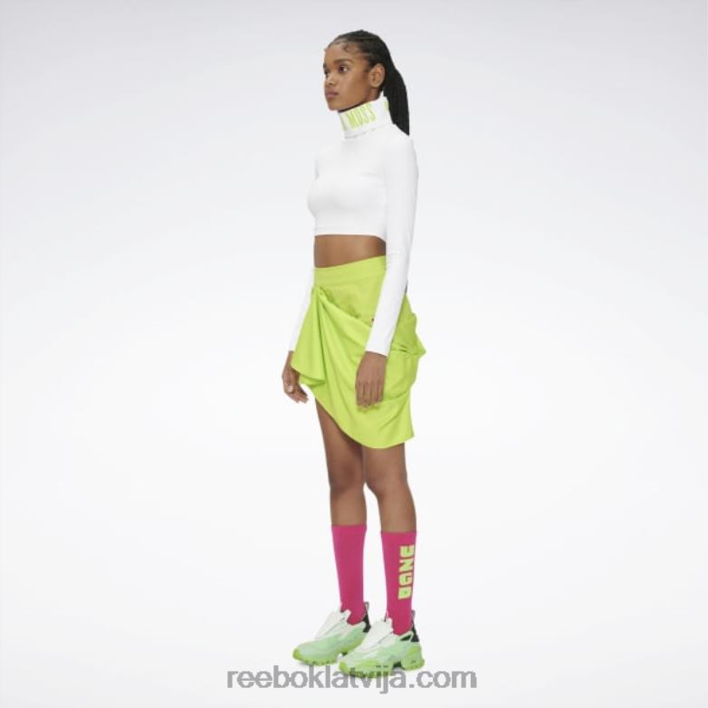 Pjēra sūnām drapēti svārki sievietes 0T464915 Reebok skaņas zaļš