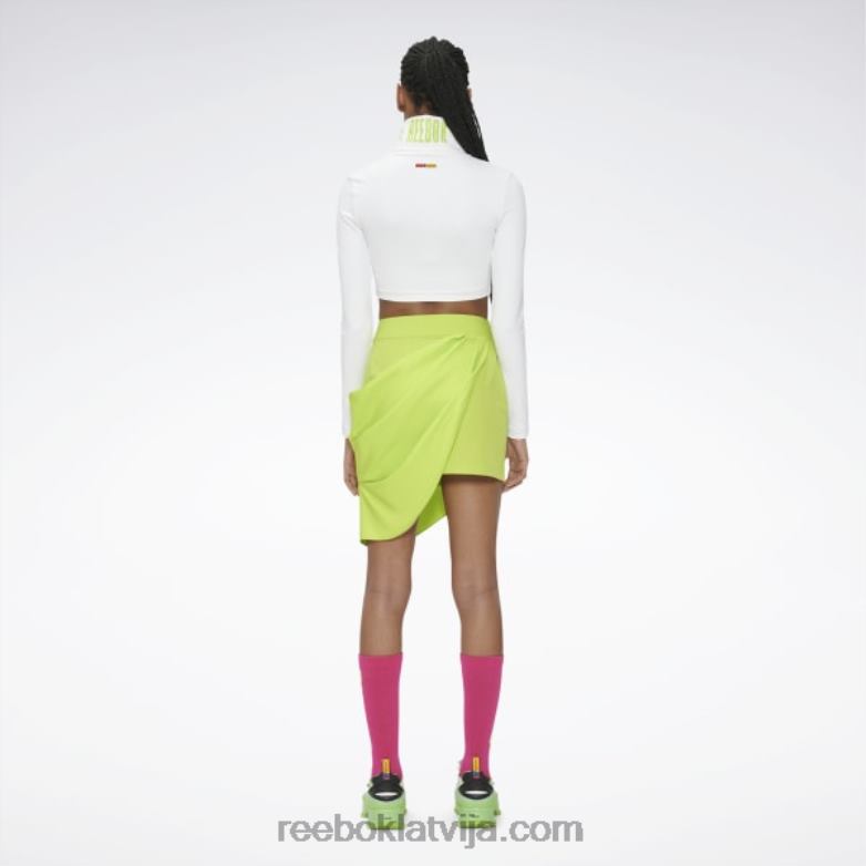 Pjēra sūnām drapēti svārki sievietes 0T464915 Reebok skaņas zaļš