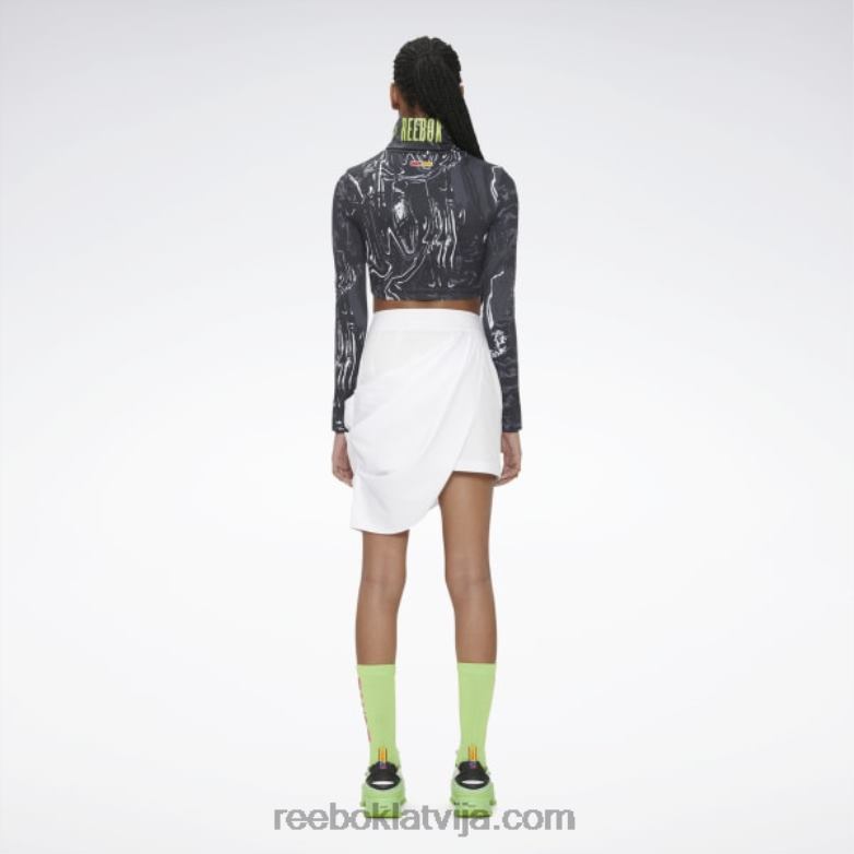 Pjēra sūnām drapēti svārki sievietes 0T464916 Reebok balts