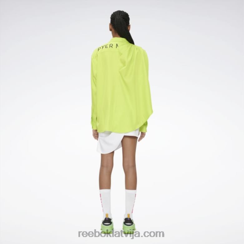 Pjēra sūnām drapēts pogāms krekls0T464236 Reebok skaņas zaļš