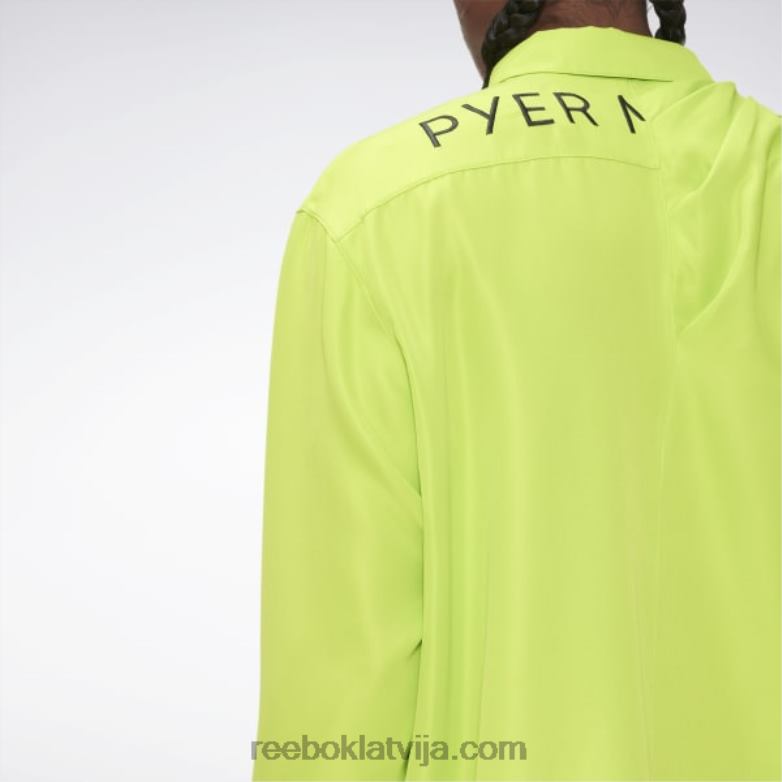 Pjēra sūnām drapēts pogāms krekls0T464236 Reebok skaņas zaļš