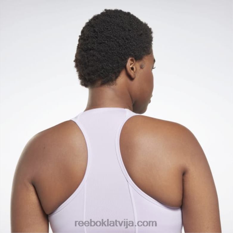 Running Essentials augstas ietekmes krūšturis (plus izmēra) sievietes 0T464770 Reebok violeta oāze