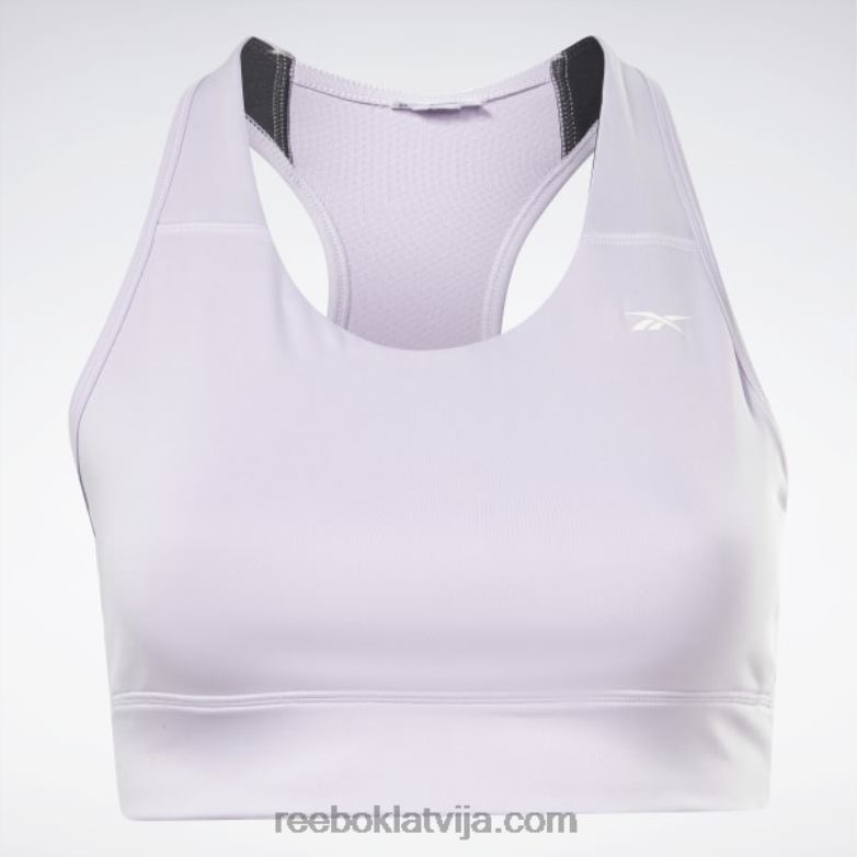 Running Essentials augstas ietekmes krūšturis (plus izmēra) sievietes 0T464770 Reebok violeta oāze